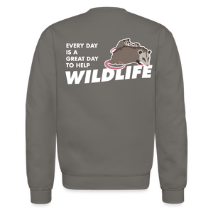 WHS Wildlife Crewneck Sweatshirt - asphalt gray