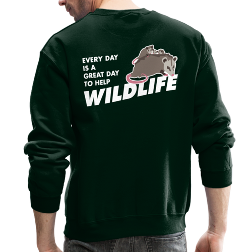 WHS Wildlife Crewneck Sweatshirt - forest green