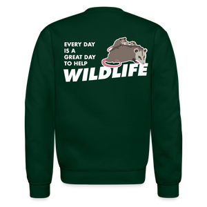 WHS Wildlife Crewneck Sweatshirt - forest green