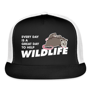 WHS Wildlife Trucker Cap - black/white