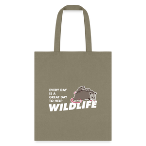 WHS Wildlife Tote Bag - khaki