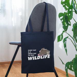WHS Wildlife Tote Bag - navy