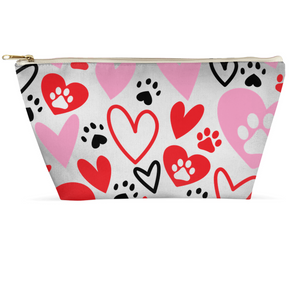 Paw Heart Accessory Pouches