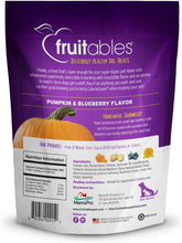 Load image into Gallery viewer, Fruitables Pumpkin &amp; Blueberry Flavor Crunchy Dog Treats