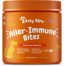 Load image into Gallery viewer, Zesty Paws Aller-Immune Bites for Seasonal Allergies Lamb Flavor Immune Function   Sensitive Skin &amp; Gut Health for Dogs