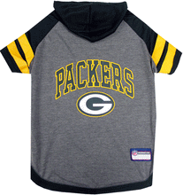 Load image into Gallery viewer, Pets First® Green Bay Packers Hoodie T-Shirt