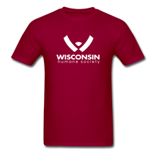 Load image into Gallery viewer, WHS Logo Unisex Classic T-Shirt - dark red
