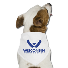 Load image into Gallery viewer, WHS Logo Dog Bandanna - white