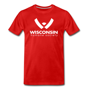 WHS Logo Unisex Premium T-Shirt - red