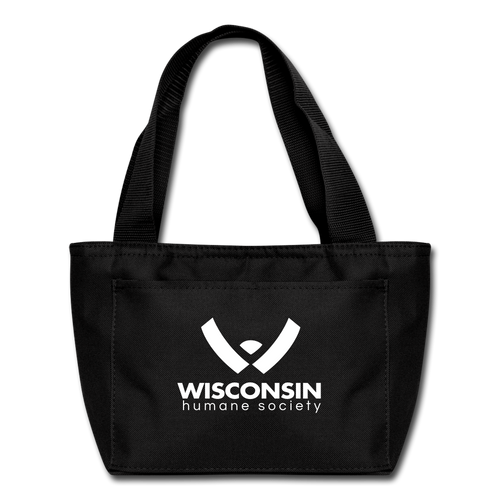 WHS Logo Lunch Bag - black