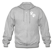 Load image into Gallery viewer, WHS Logo Heavy Blend Adult Zip Hoodie - heather gray