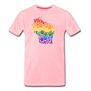 Pride Paws Classic Premium T-Shirt - pink