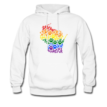 Load image into Gallery viewer, Pride Paws Classic Hoodie - white