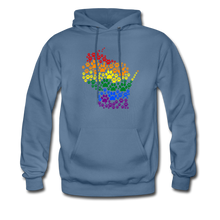 Load image into Gallery viewer, Pride Paws Classic Hoodie - denim blue
