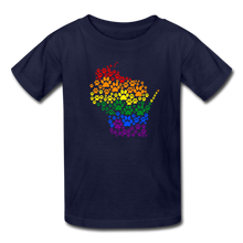 Load image into Gallery viewer, Pride Paws Kids&#39; T-Shirt - navy