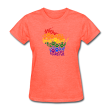 Load image into Gallery viewer, Pride Paws Classic T-Shirt - heather coral