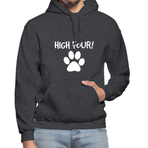 High Four! Heavy Blend Adult Hoodie - charcoal gray