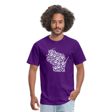 Load image into Gallery viewer, Paws Across Wisconsin Classic T-Shirt - purple