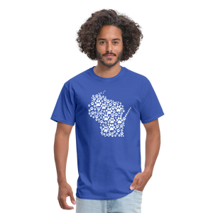 Paws Across Wisconsin Classic T-Shirt - royal blue