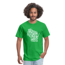 Load image into Gallery viewer, Paws Across Wisconsin Classic T-Shirt - bright green