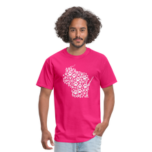 Load image into Gallery viewer, Paws Across Wisconsin Classic T-Shirt - fuchsia