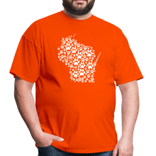 Load image into Gallery viewer, Paws Across Wisconsin Classic T-Shirt - orange