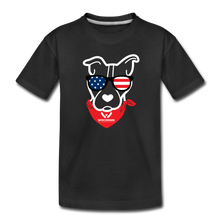Load image into Gallery viewer, USA Dog Kids&#39; Premium T-Shirt - black