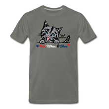 Load image into Gallery viewer, Red White &amp; Mew Classic Premium T-Shirt - asphalt gray