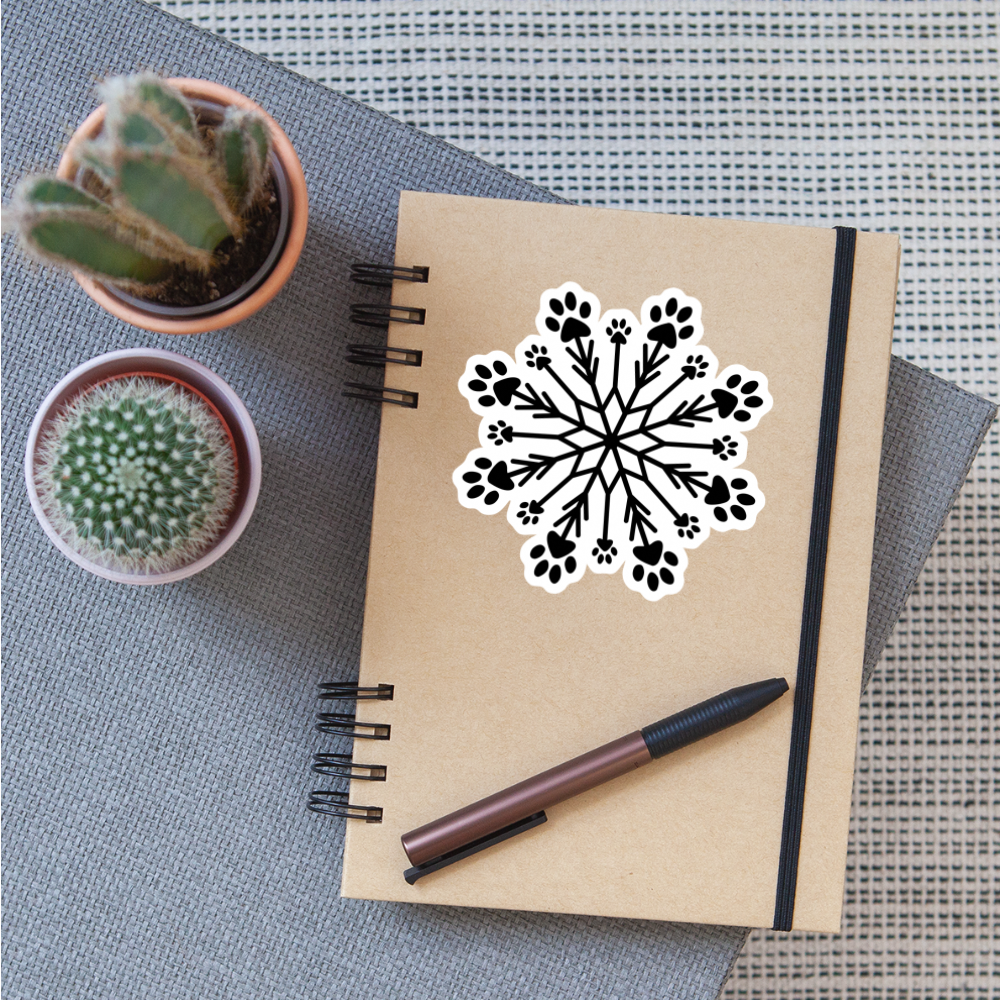 StickerTalk Snowflake Vinyl Stickers, 0.9 Inches x 1 Inches