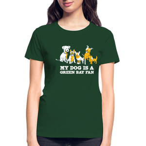Dog is GB Fan Contoured Ultra T-Shirt - forest green