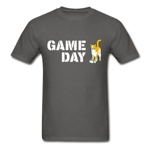 Game Day Cat Classic T-Shirt - charcoal