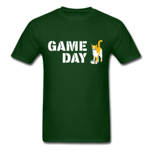 Load image into Gallery viewer, Game Day Cat Classic T-Shirt - forest green