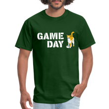 Load image into Gallery viewer, Game Day Cat Classic T-Shirt - forest green