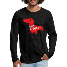 Load image into Gallery viewer, &quot;Big Red Dog&quot; Classic Premium Long Sleeve T-Shirt - charcoal grey
