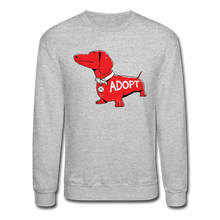 Load image into Gallery viewer, &quot;Big Red Dog&quot; Crewneck Sweatshirt - heather gray