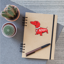 Load image into Gallery viewer, &quot;Big Red Dog&quot; Sticker - transparent glossy
