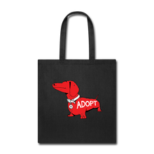 Load image into Gallery viewer, &quot;Big Red Dog&quot; Tote Bag - black