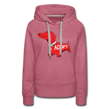 Load image into Gallery viewer, &quot;Big Red Dog&quot; Contoured Premium Hoodie - mauve