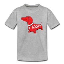Load image into Gallery viewer, &quot;Big Red Dog&quot; Kids&#39; Premium T-Shirt - heather gray