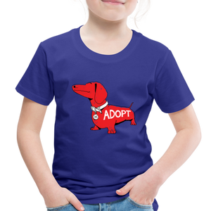 "Big Red Dog" Toddler Premium T-Shirt - royal blue