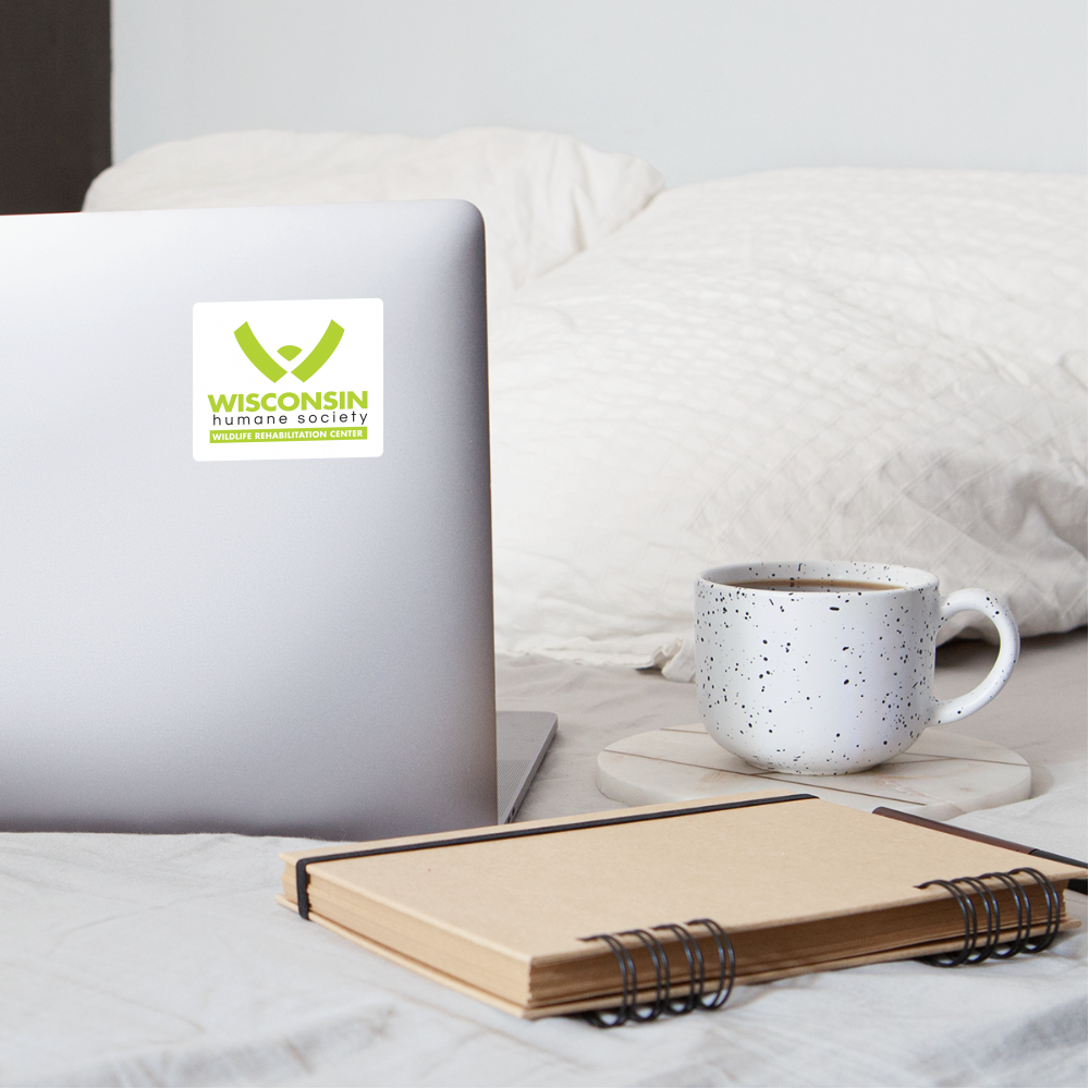 WHS Wildlife Logo Sticker - white matte