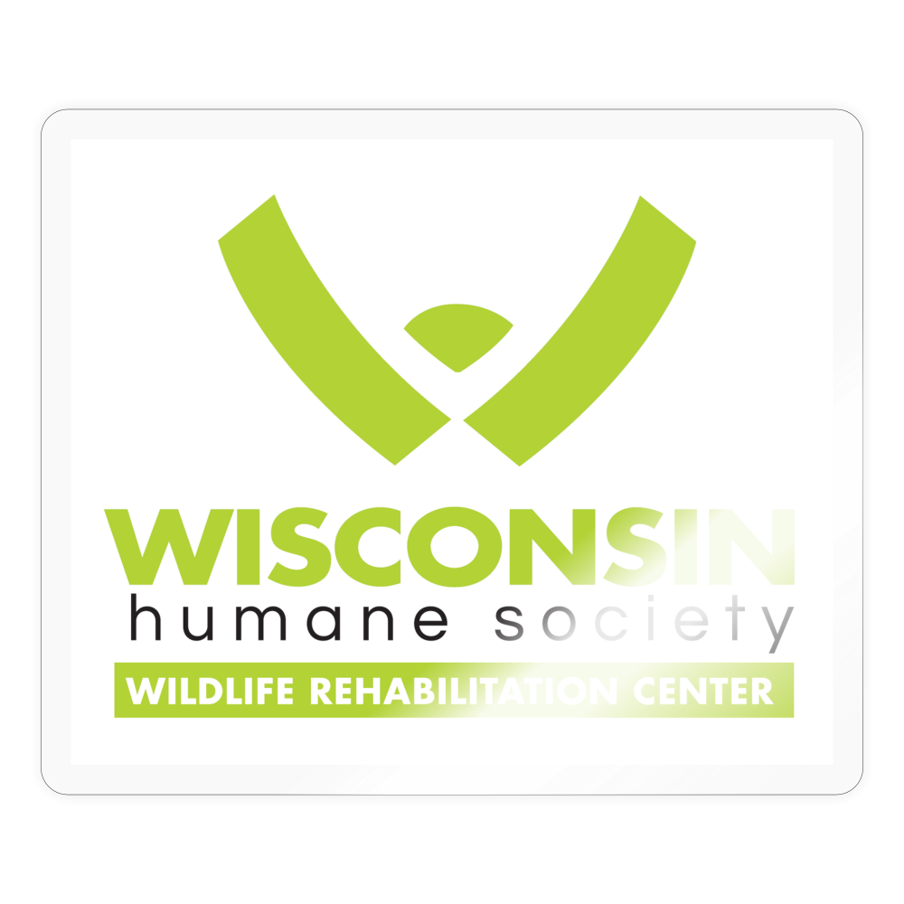 WHS Wildlife Logo Sticker - transparent glossy
