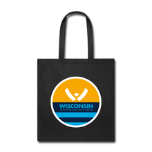 Load image into Gallery viewer, WHS x MKE Flag Tote Bag - black