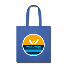 Load image into Gallery viewer, WHS x MKE Flag Tote Bag - royal blue
