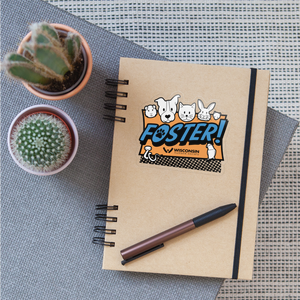 Foster Logo Sticker - transparent glossy