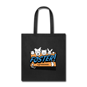 Foster Logo Tote Bag - black