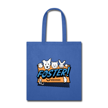 Load image into Gallery viewer, Foster Logo Tote Bag - royal blue