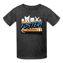 Load image into Gallery viewer, Foster Logo Kids&#39; T-Shirt - heather black