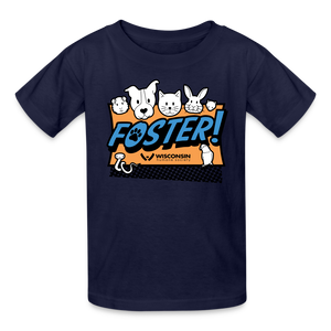 Foster Logo Kids' T-Shirt - navy