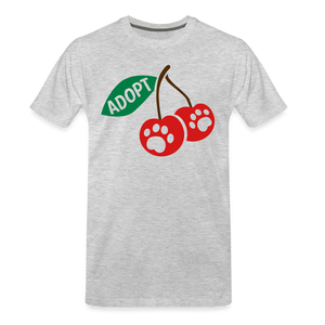 Door County Cherries Classic Premium T-Shirt - heather gray